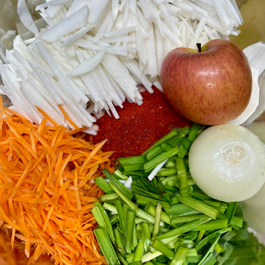 白菜キムチ 500g + 甘辛 大根キムチ 430g (税込)　送料無料