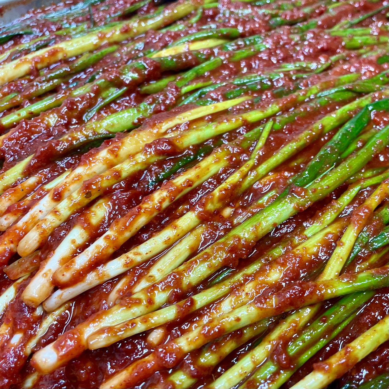 甘辛 ネギキムチ 300g (税込) – 料理長のキムチ｜韓国伝統キムチ専門店